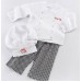 Little Baby Chef Costume/ Clothing Set (LS Shirt + Pants + Cap)